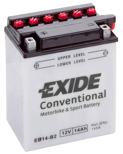 [104093] Exide EB14-B2 12V Motorcycle Battery ( YB14-B2 ) 14Ah 145cca   EB14-B2