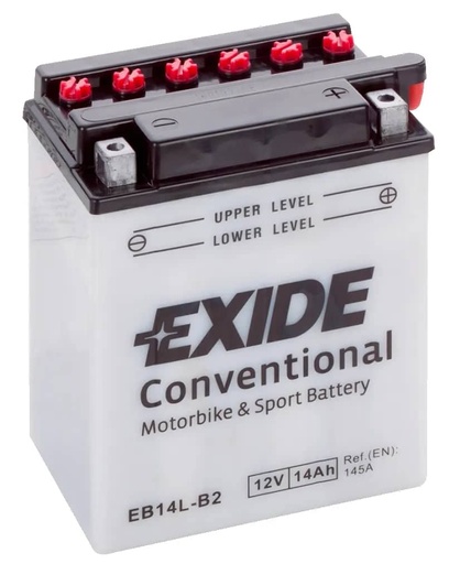 [104094] Exide EB14L-B2 12V Motorcycle Battery ( YB14L-B2 ) 14Ah 145cca   EB14L-B2