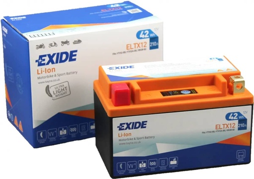 [104110] Exide ELTX12 12V Lithium Motorcycle Battery ( YTX12 )   ELTX12