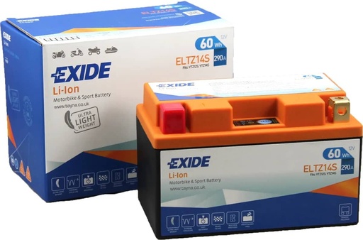 [104114] Exide ELTZ14S 12V Lithium Motorcycle Battery ( YTZ14S ) Currently OOS with Supplier  ELTZ14S