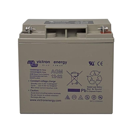 [104200] Victron AGM Deep Cycle Battery 12V/22Ah   BAT212200084