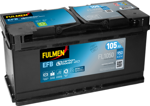 [104332] Fulmen EFB Start-Stop FL1050 - 020 105ah 950cca   FL1050