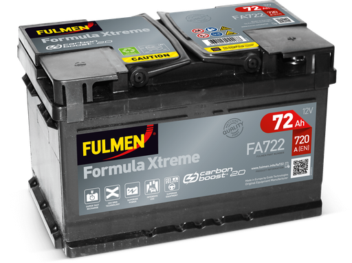 [104344] Fulmen Formula Xtreme FA722 - 096TE 100 Low Case 72ah 720cca   FA722