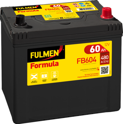 [104352] Fulmen Formula FB604 - 005SE 60ah 480cca   FB604