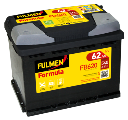 [104356] Fulmen Formula FB620 - 027SE 62ah 540cca   FB620