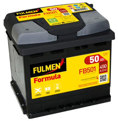 [104368] Fulmen Formula FB501 - 077SE ( 012R ) 50ah 450cca   FB501