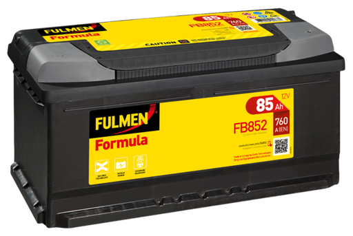 [104374] Fulmen Formula FB852 - 017SE ( 017 ) Low Case 85ah 760cca   FB852