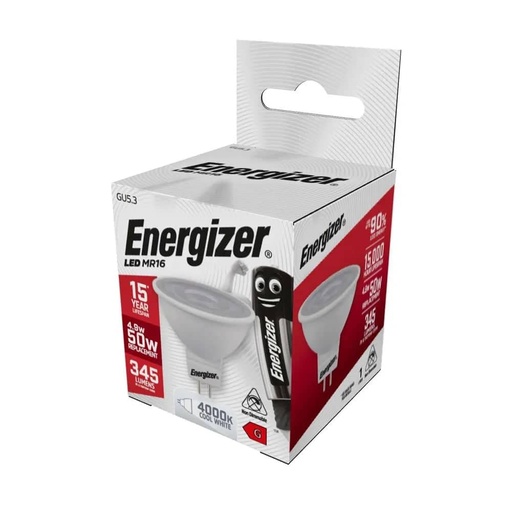 [104403] Energiser GU5.3 5.6w Cool White    ener124