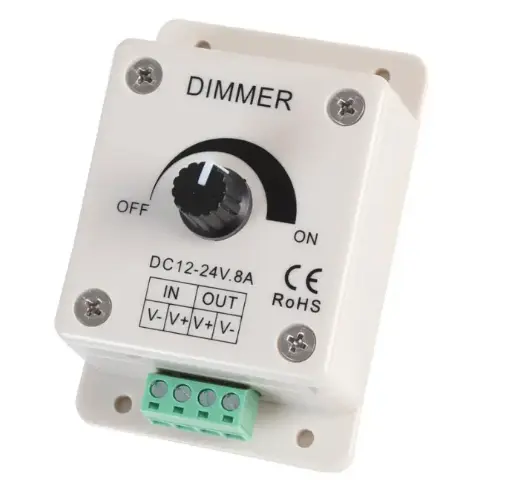 [104572] PWM LED Dimmer  5V 6V 12V or 24Vup to 8A    769-3189