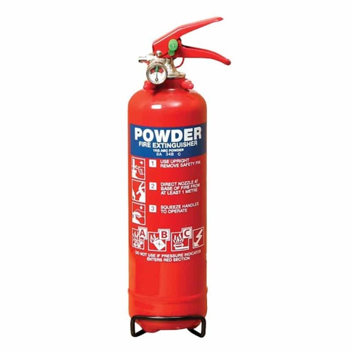 [104633] 1kg Dry Powder Fire Extinguisher    FAB19