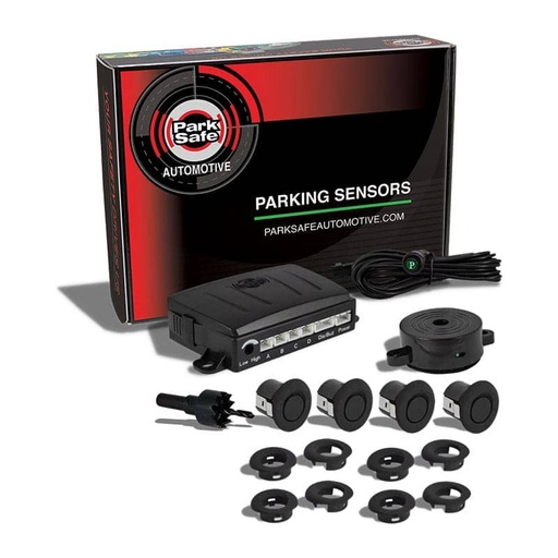 [104639] Front Parking Sensor Kit with Buzzer Matt Black   PS746MBUZZ