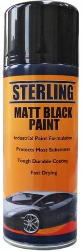 [104714] Matt Black Paint 400ml Spray    LS99