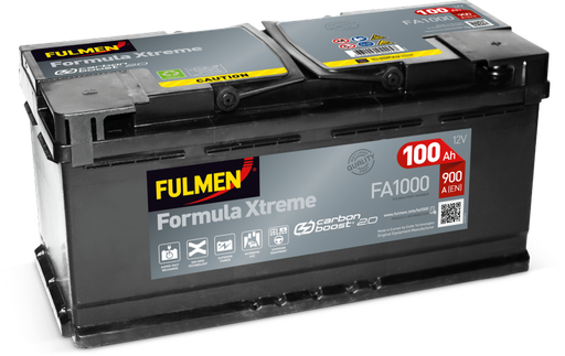 [104774] Fulmen Formula Xtreme FA1000 - 019TE 100ah 900cca   FA1000