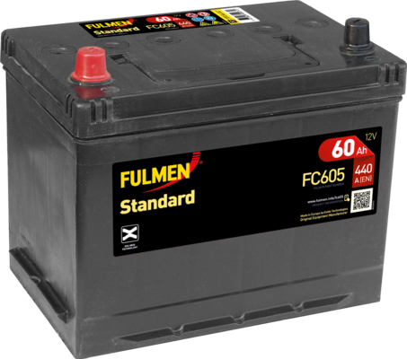 [104853] Fulmen Standard 3DX FC605 - 031RE ( 069 ) 60ah 440cca   FC605