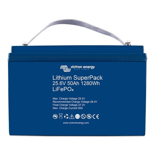 [105113] Victron Energy Lithium SuperPack 25.6V/50Ah (M8)   BAT524050705