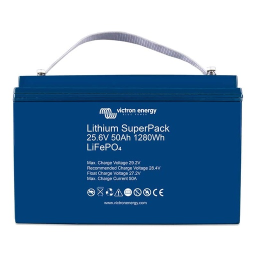 [105113] Victron Lithium SuperPack 25.6V/50Ah (M8)   BAT524050705