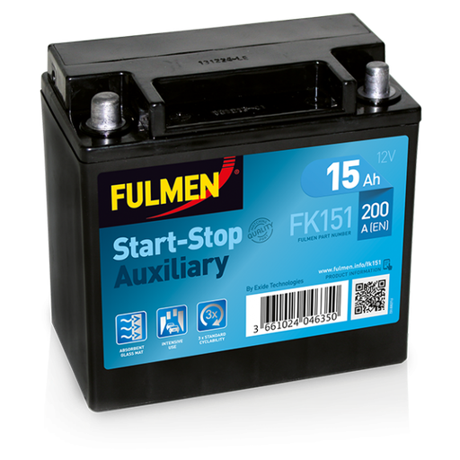 [105181] Fulmen AGM Start-Stop Auxiliary FK091 9ah 120cca   FK091