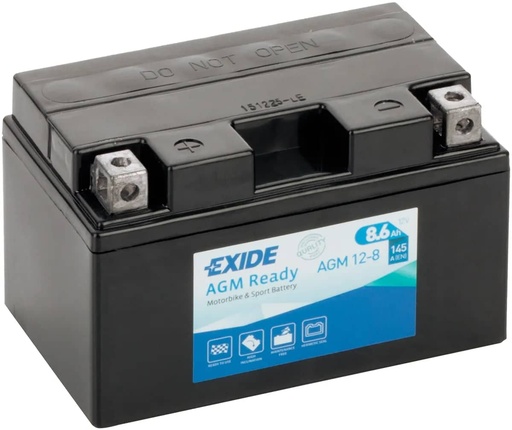 [105204] Exide AGM12-8 12V Motorcycle Battery ( YTX7A-BS )   AGM12-8