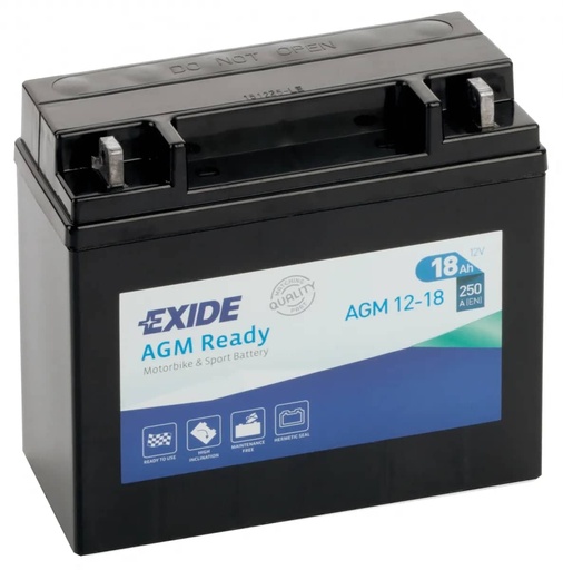 [105217] Exide AGM12-18 12V Motorcycle Battery ( 4584 )    AGM12-18