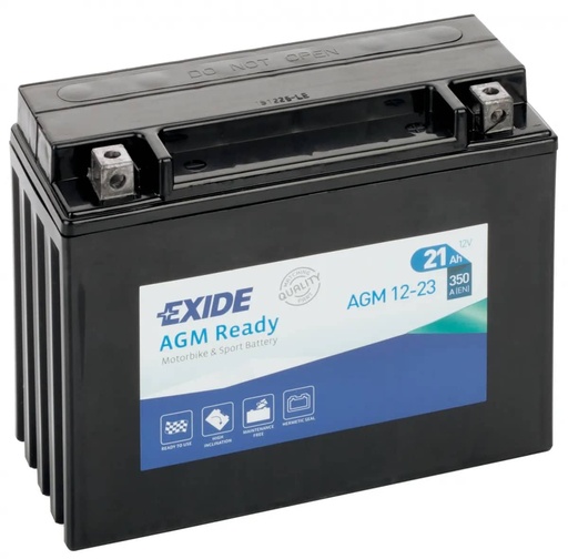 [105218] Exide AGM12-23 12V Motorcycle Battery ( 4922 )    AGM12-23