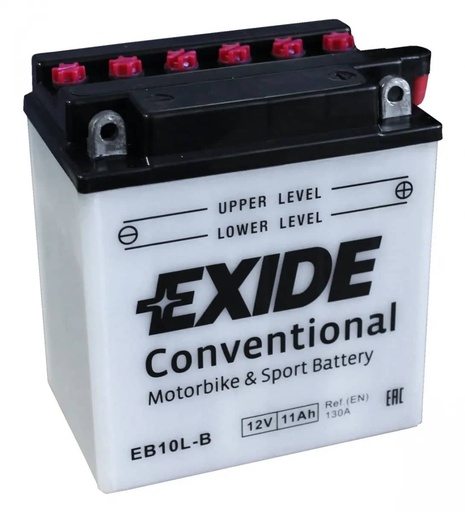 [105250] Exide EB10L-B 12V Motorcycle Battery ( YB10L-B ) 11Ah 130cca   EB10L-B