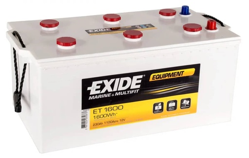 [105275] Exide ET1600 Equipment Leisure Battery ( 518 ) 230Ah 1100cca   ET1600