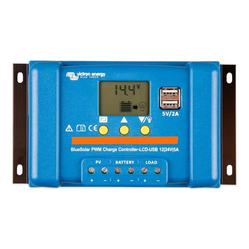 [105781] Victron BlueSolar PWM-LCD & USB 12/24V-5A   SCC010005050