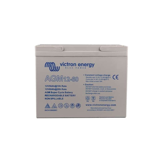 [105953] Victron AGM Deep Cycle Battery 12V/60Ah   BAT412550084