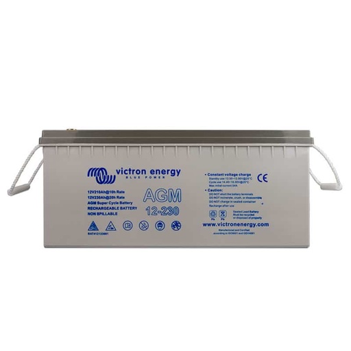 [105971] Victron AGM Super Cycle Battery 12V/230Ah (M8)   BAT412123081