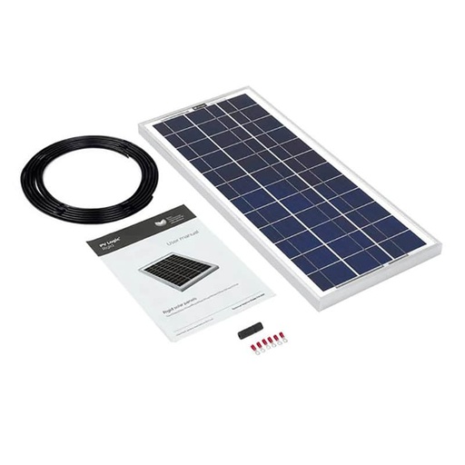 [106309] 20W Solar Panel Kit (inc cable, clips & fuse)    STP020