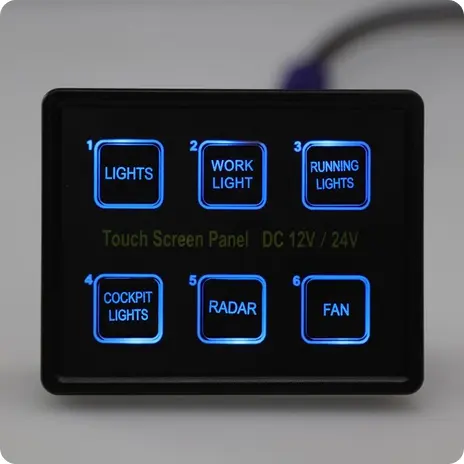 [106830] Control Panel Mini 6 Gang    YJ-CP-424A1