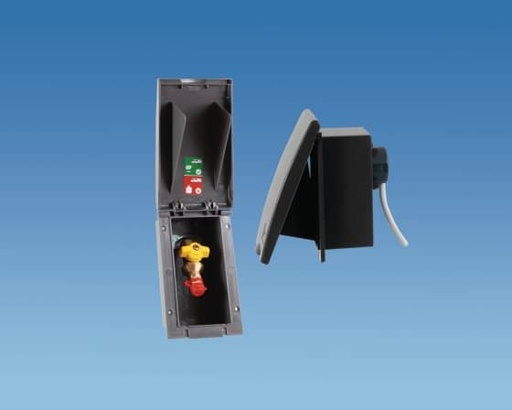 [107406] GREY TND Gas Outlet Box    PO682