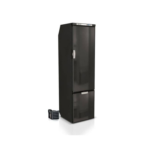 [108534] 140L Black Fridge Freezer 12/24V SLIM150  VFDP144LBLALGR