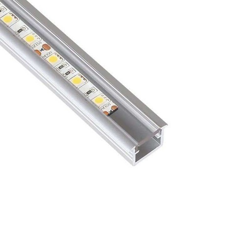 [109167] LED Profile INLINE 2m Aluminium/Transparent   PROF-INLINE-TR-2M-W