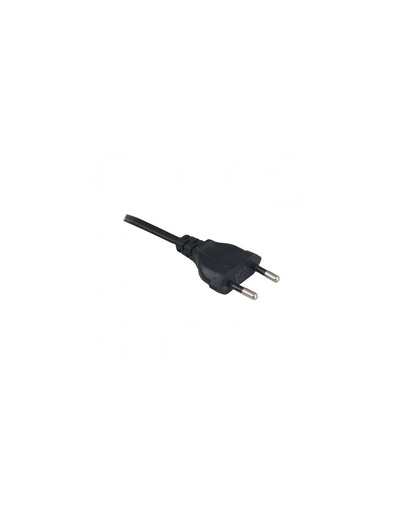 [109253] 2m long cable 2x0 75mm2 black with UK plug    PRZ-2M-2X0,75-CZ-UK