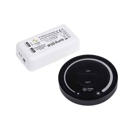 [109266] SELI SET - RF controller with remote control Black   SELI-Z-1P-RF-10A-CZ-01