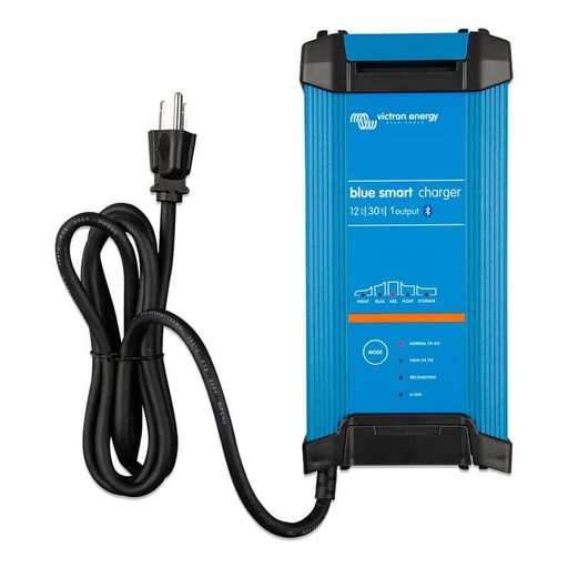 [109305] Victron Energy Blue Smart IP22 Charger 12/30(1) 120V NEMA 5-15   BPC123047102