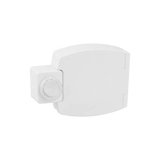 [109384] Schuko bathroom furniture socket with flap IP44 White   GNI-M-KL-SCH-BI-01