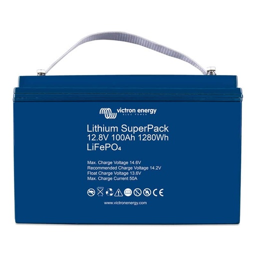 [109962] Victron Lithium SuperPack 12.8V/100Ah (M8) High Current   BAT512110710