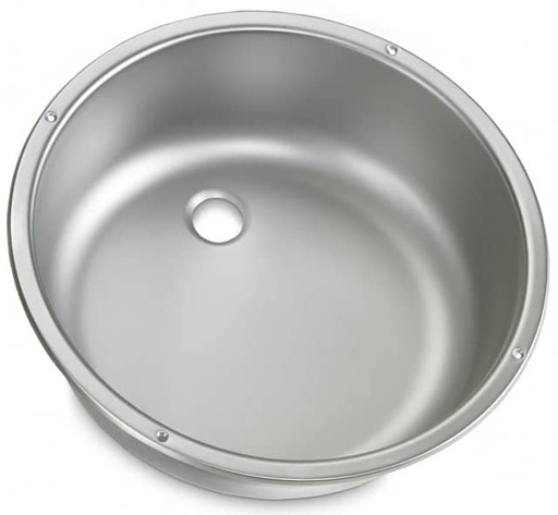 [110397] Round Kitchen Sink with Strainer Waste    5859K/9411K