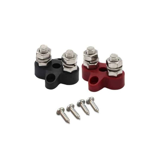 [110483] Victron Dual Terminal Stud M8-linked set (1 red/1 black)   VBB413020010