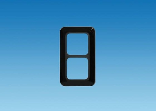 [110581] C-line Gloss Black CT Range 2 Way Face Plate    PO402