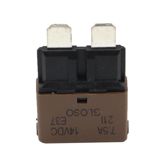 [110755] Circuit Breaker STD Blade Fuses ( auto reset ) 7.5A Light Brown ( Single )   FU37-7.5