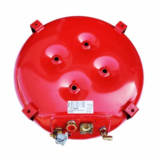 [110808] Toroidal Red Vapour Gas Tank 600-230-55L - 400061