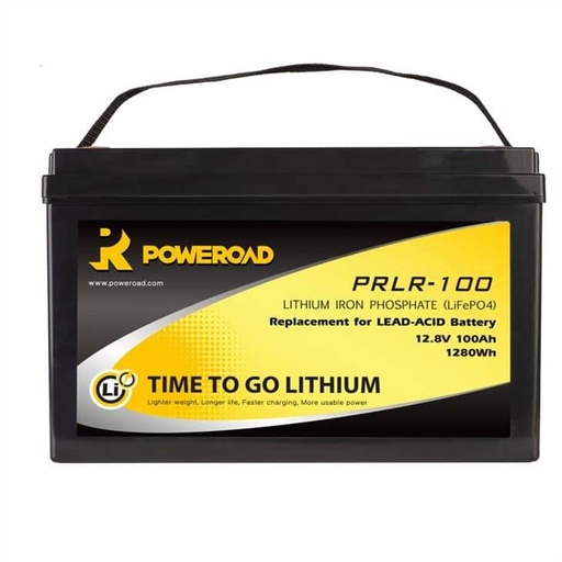 [111250] POWEROAD Lithium 12v 100Ah - PRLR-100-DH