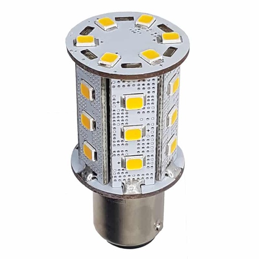 [112204] BA15D-24LT-CW 10-30v LED Tower Bulb    BA15D-24LT-CW