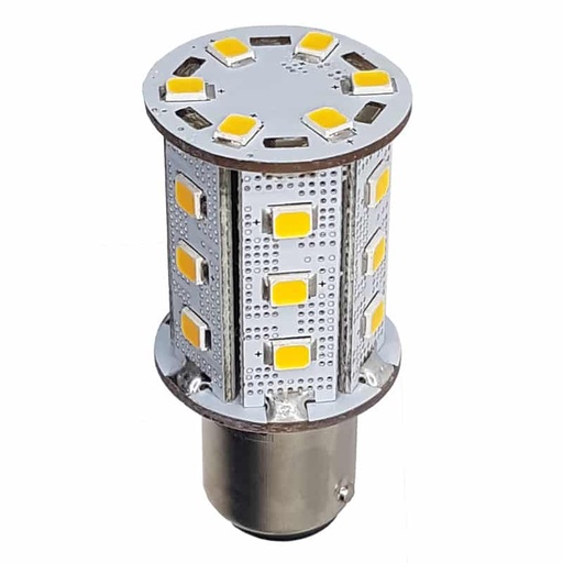 [112204] BA15D-24LT-CW 10-30v LED Tower Bulb    BA15D-24LT-CW