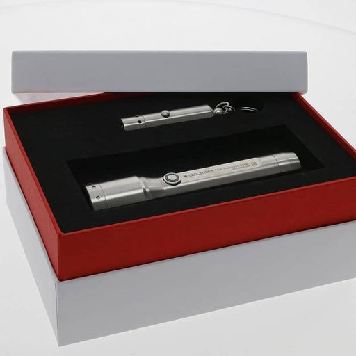 [112569] Ledlenser P5R Core & V8 Limited Stainless Steel Edition