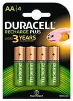 [112715] Duracell AA rechargeable    AA4HR6/1300SPLT