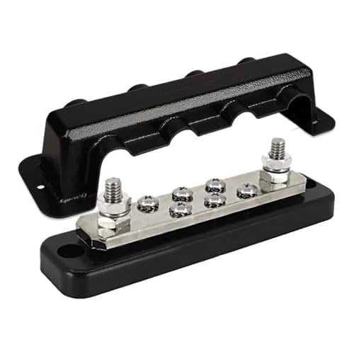 [112748] Victron Busbar 250A 2P with 6 screws & cover   VBB125020620